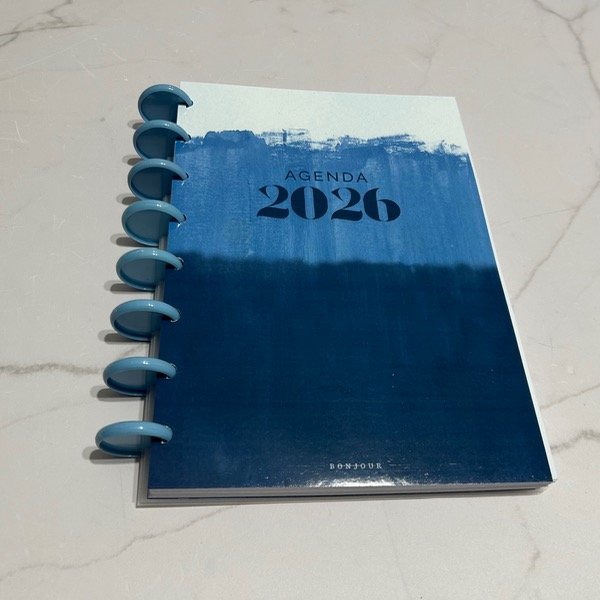 Producto - Agenda 2026 Minimalista azul