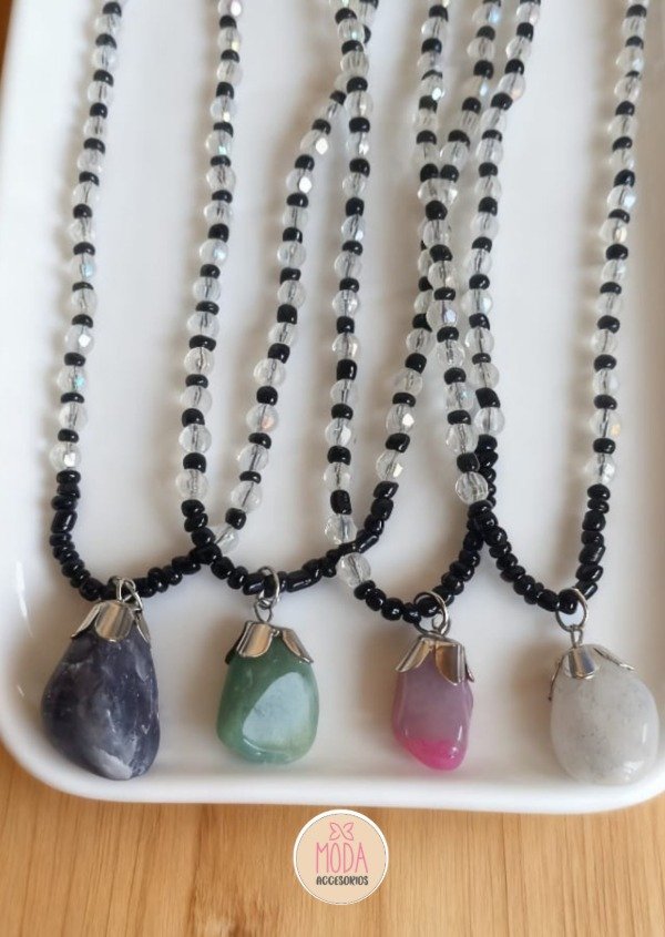 Producto - Colgantes de perlas con piedras