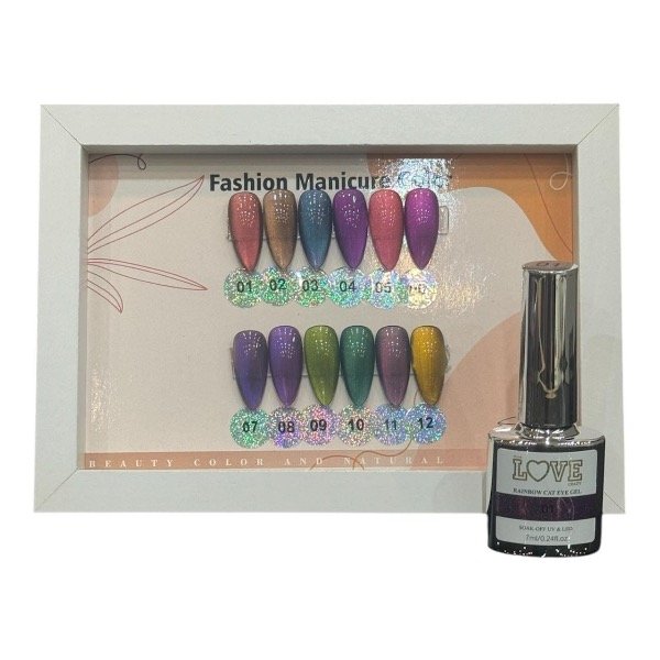 Producto - OJO DE GATO LOVE X12 CAJA CERRADA