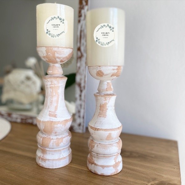 Producto - Dúo Candelabro Decapado