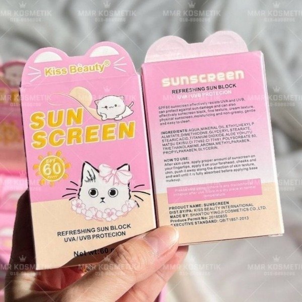 Producto - Protector solar SPF60 PA+++ Gatito - Kiss Beauty - 2