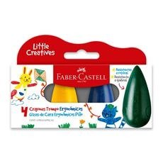 Producto - LAPICES DE CERA FABER CASTELL TROMPO X 4 COLORES