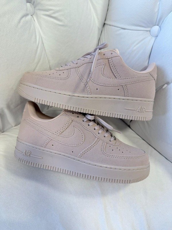 Producto - BF12. Nike Air forcé F1 Nude Cuero gamuzado G5 Horma normal 34 al 37