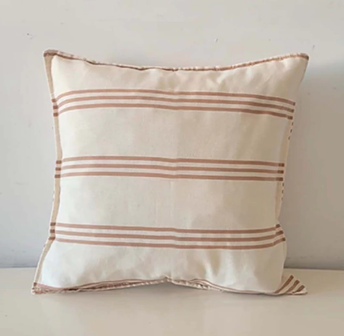 Producto - ALMOHADON TUSOR  RAYADO TRIPLE 50X50 cm