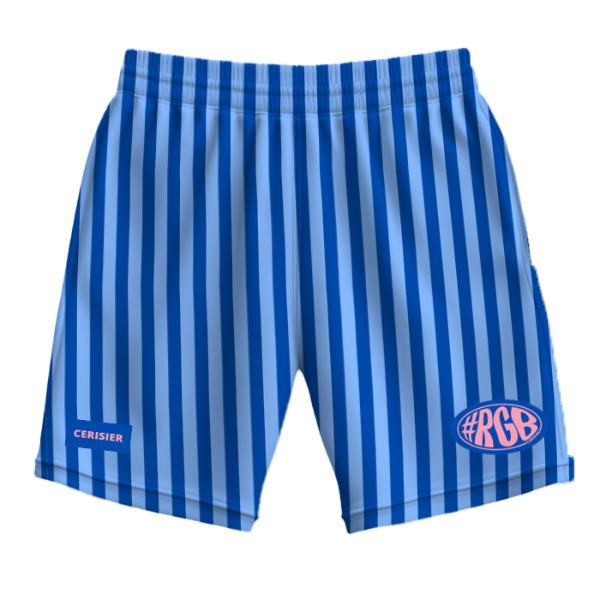Producto - SHORT RAYADO AZUL