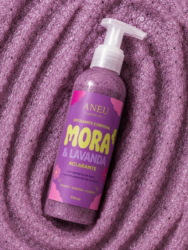 Producto - EXFOLIANTE DE MORA Y LAVANDA ACLARANTE