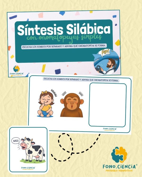 Producto - Síntesis Silábica - Con Onomatopeyas simples