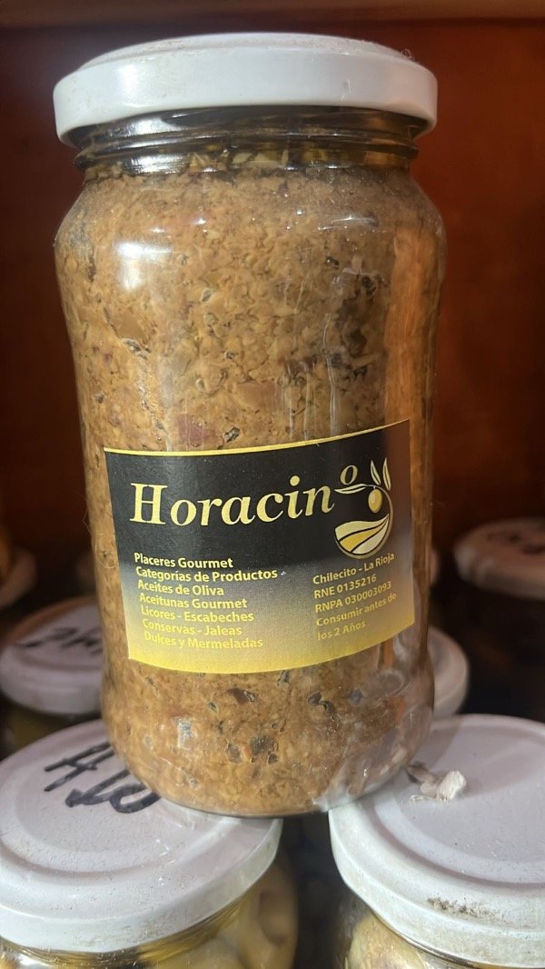 Producto - Pasta de aceitunas negras Horacin