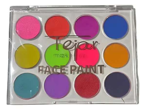 Producto - Maquillaje Artistico Facial Face Paint 12 Colores Tejar - 4