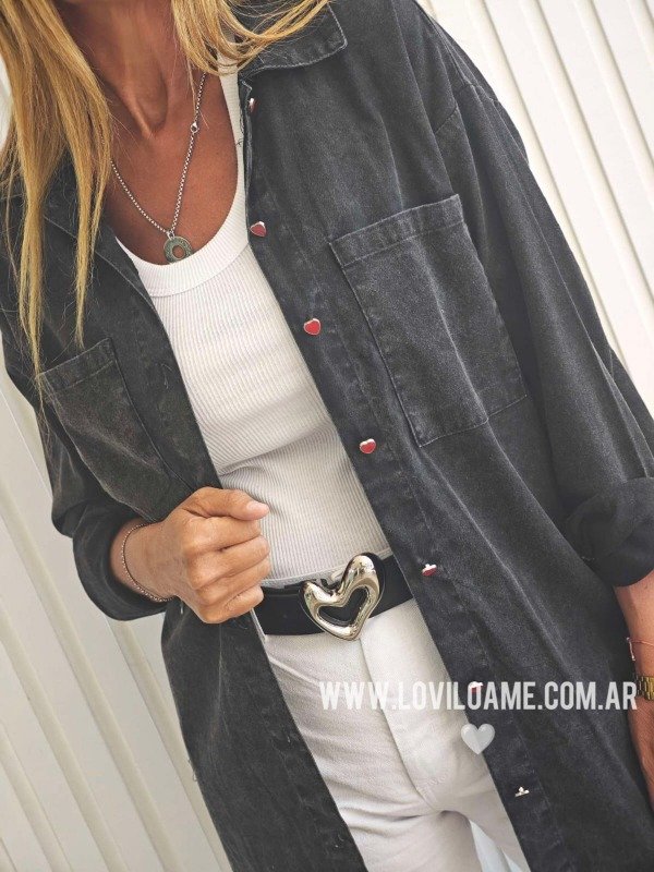 Producto - Camisa over denim Mila