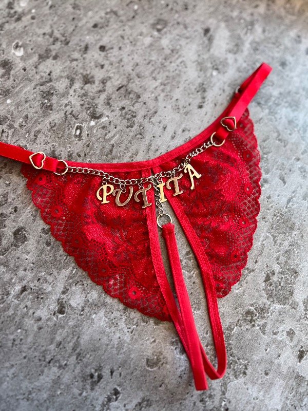 Producto - RUTERA ENCAJE EROTICA CON FRASES