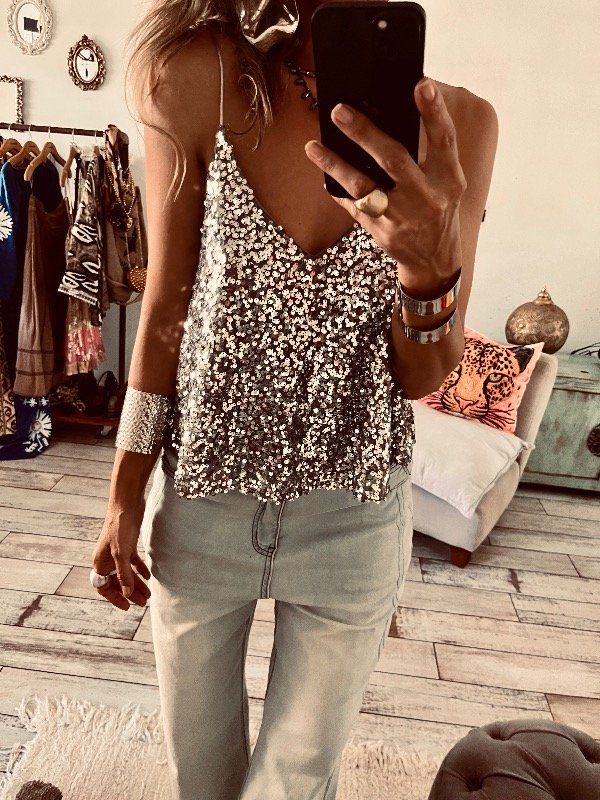 Producto - Musculosa lucían shine