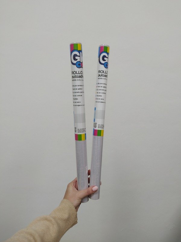 Producto - Rollo contac autoadhesivo 45cm x 2 metros transparente