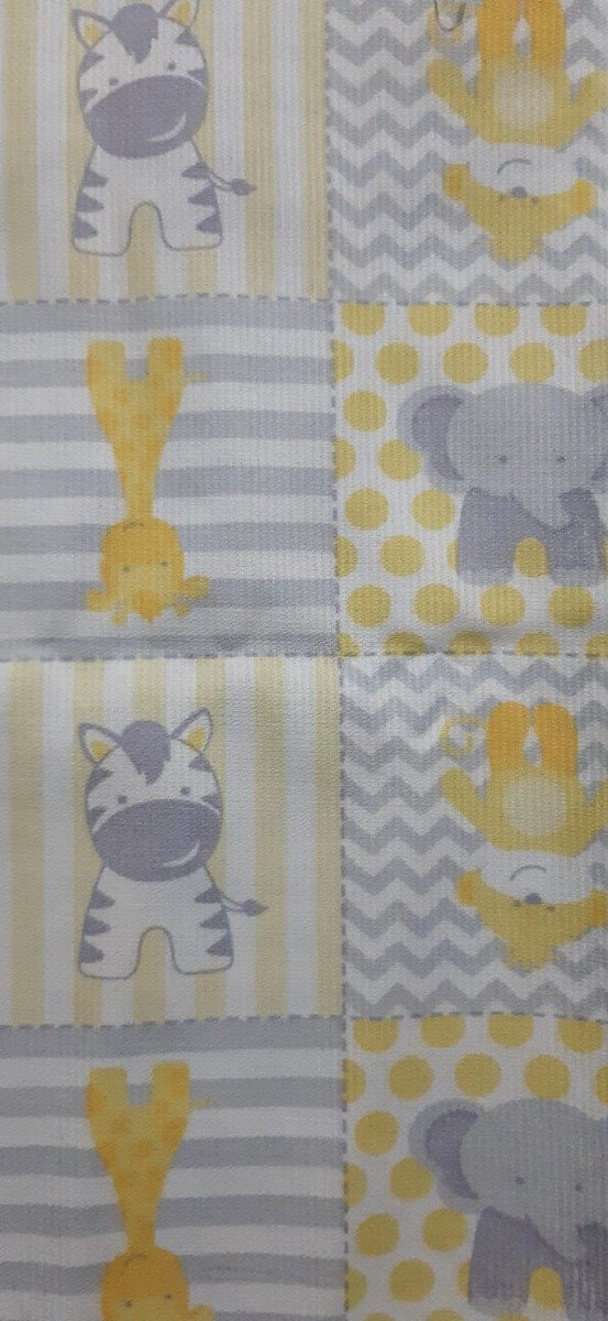 Producto - Portachupetes gris y amarillo