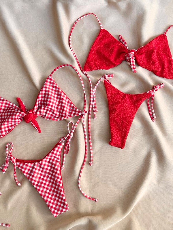 Producto - Bikini Vichy Reversible (90 al 100) Diseño Autor