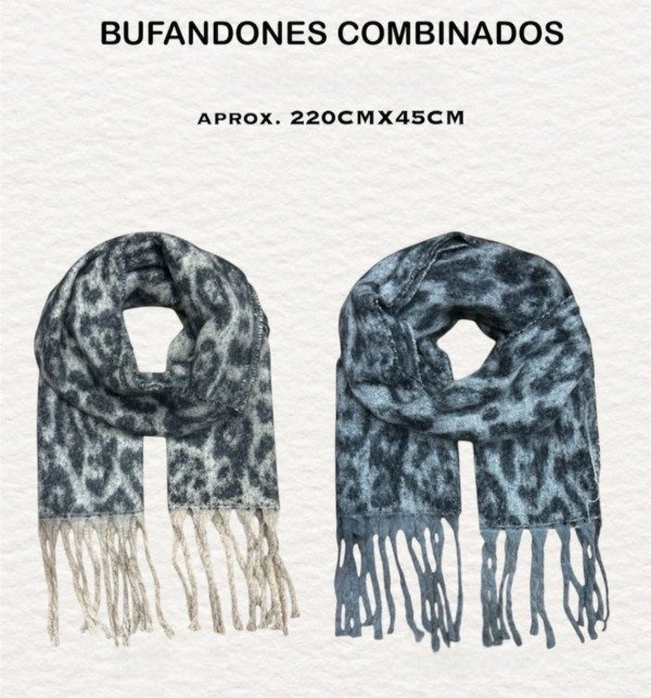 Producto - Bufandones combinados