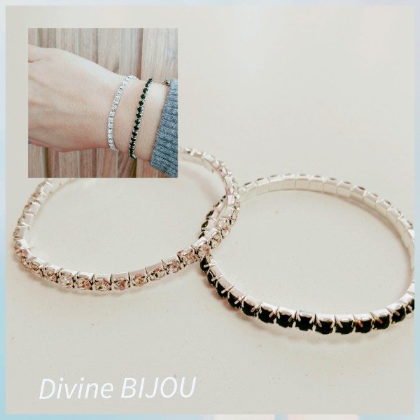 Producto - Pulsera strass elástica