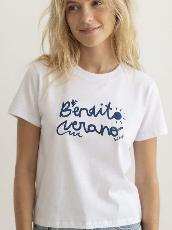Producto - Manga Corta estampa "Bendito Verano" Algodón 24 (Art. 6232) - 0
