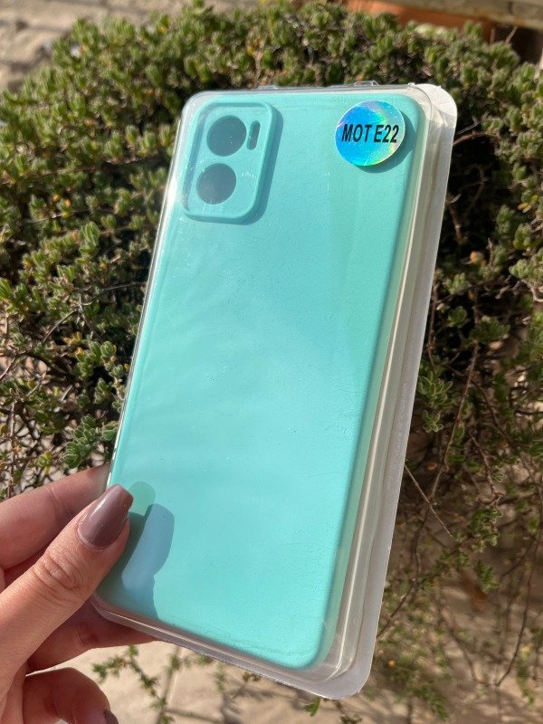 Producto - E22 y e22i silicona con felpa celeste