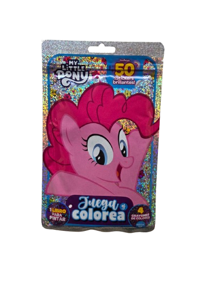 Producto - LIBRO PARA PINTAR CRAYONES  Y STICKERS MY LITTLE PONY