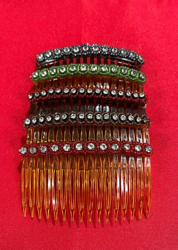 Producto - Peinetas tejidas Perlas y Strass