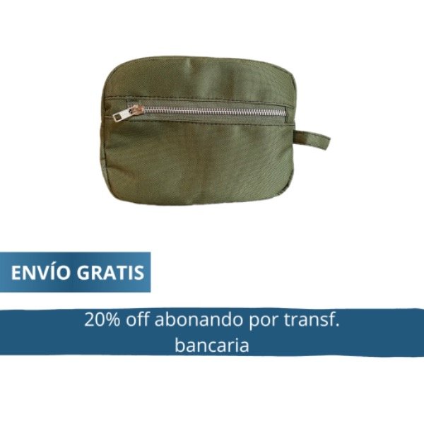 Producto - Neceser Isotérmico Verde Liso abonando por transferencia 59.840 pesos