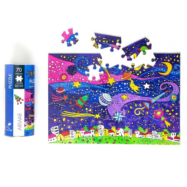 Producto - ROMPECABEZAS 70 PIEZAS - PLANETAS