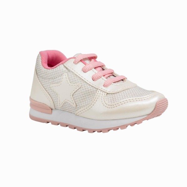 Producto - Zapatilla Urbana Klivers Star Perla acordonada
