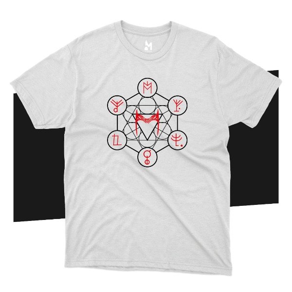 Producto - Remera unisex SCARLET WITCH RUNAS