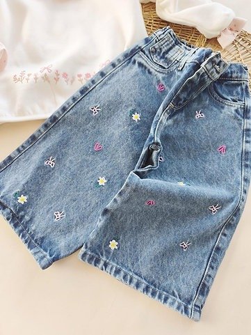 Producto - Jean bordado Fran - Azul - 1