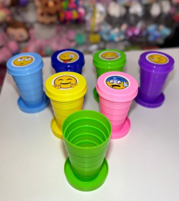 Producto - Vaso Carita Desplegable x6 unidades
