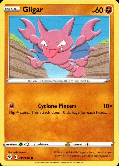 Producto - Gligar - 095/196 - Lost Origin
