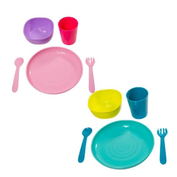 Producto - 9176 - Set de plato, bowl, vaso y cubiertos