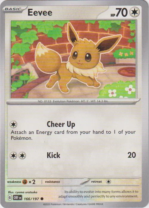 Producto - Eevee - 166/197 - Obsidian Flames