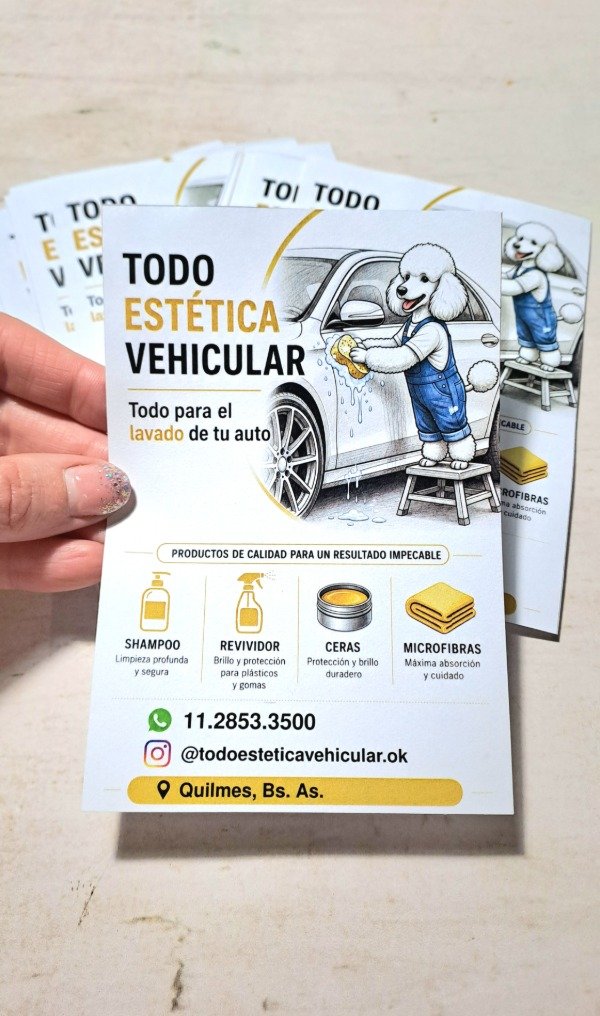 Producto - Folletos color simple faz OBRA x 100 unidades