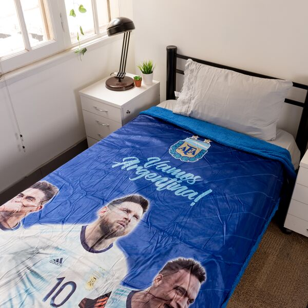 Producto - Frazada Argentina "Vamos Argentina" para hinchas y regalos