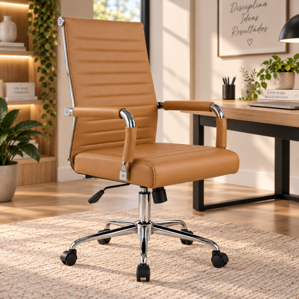 Producto - Sillon Aluminum Ejecutivo marron