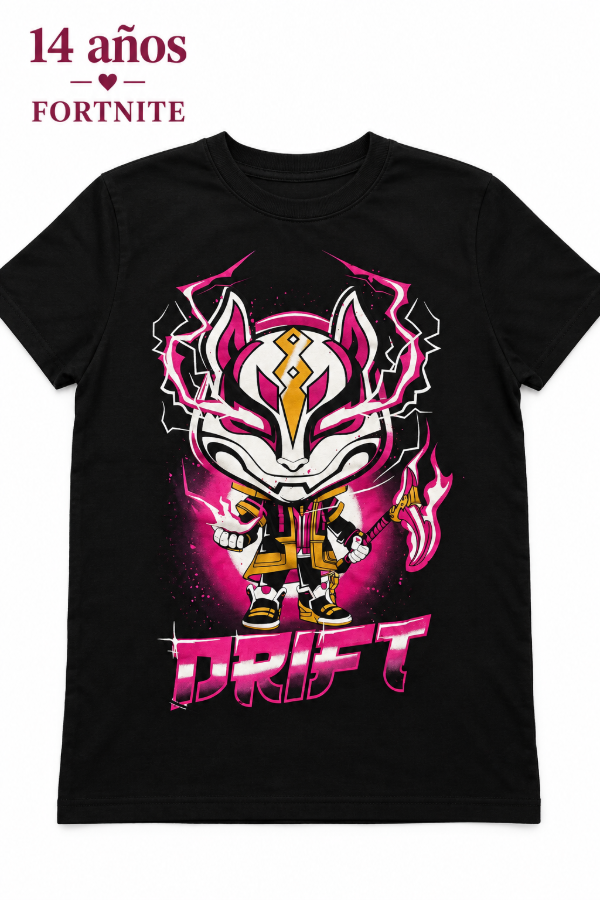 Producto - Remera negra Fortnite - 0
