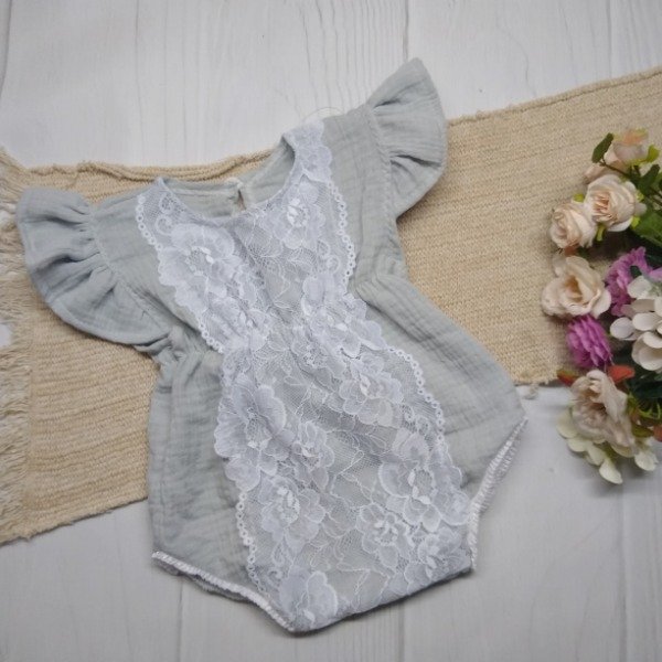 Producto - Body Cotton con puntilla 6-11 m