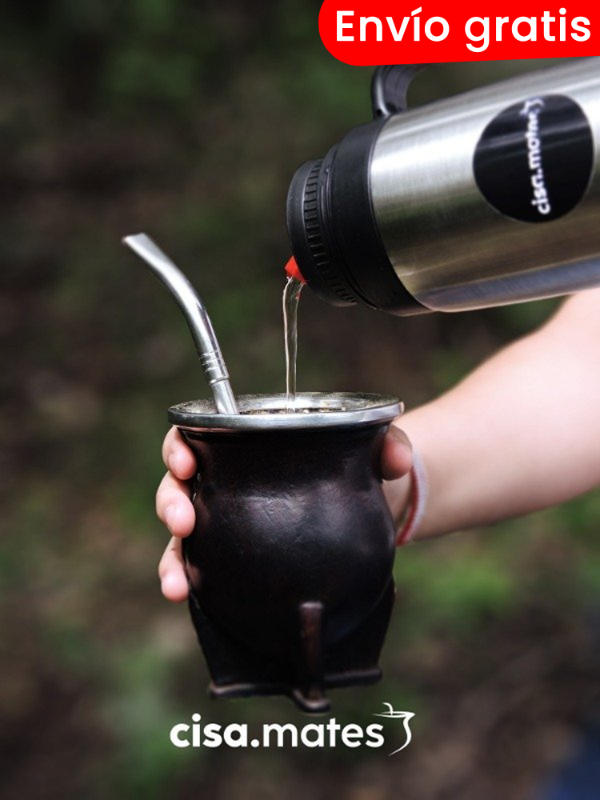 Producto - COMBO MATE CAMIONERO URUGUAYO + BOMBILLA + TERMO