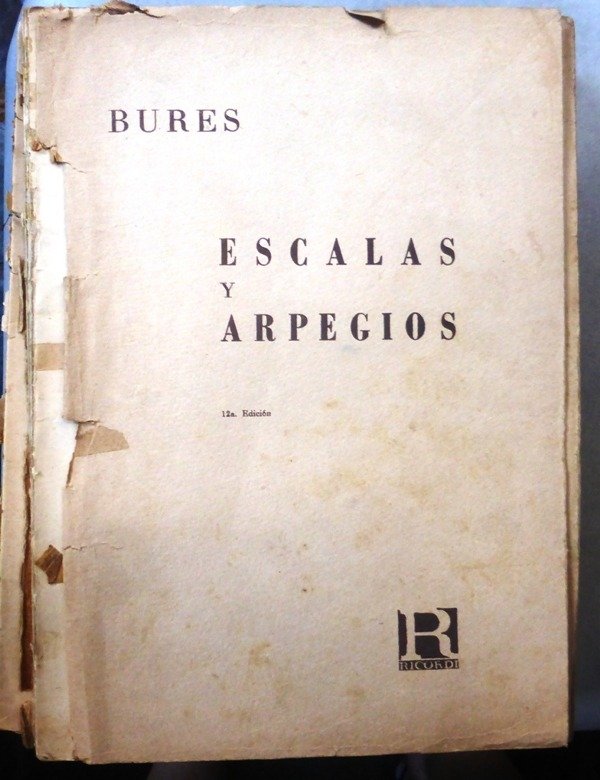 Producto - ESCALAS Y ARPEGIOS - BURES - RICORDI - 1966