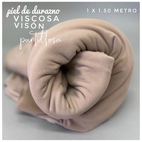 Producto - Viscosa Piel de durazno Vison - 1x1.50 metros