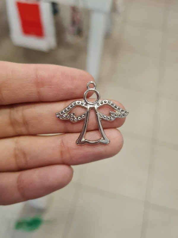 Producto - DIJE PLATEADO ANGEL ALAS RELIGION