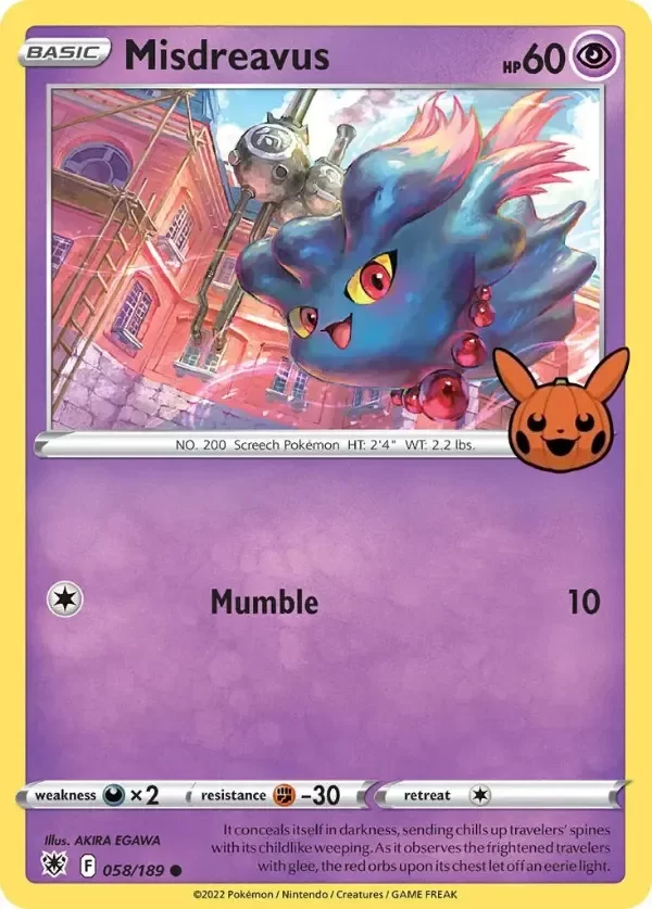 Producto - Misdreavus 058/189 Trick or Trade