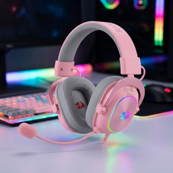 Producto - Auricular REDRAGON Headset H510 Zeus X RGB - Pink