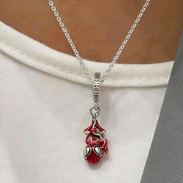 Producto - Collar Spiderman-Cadena cobre/Titanio
