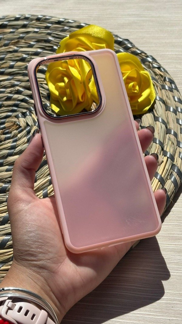 Producto - Case cristal rosa - Xiaomi redmi note 14 5g