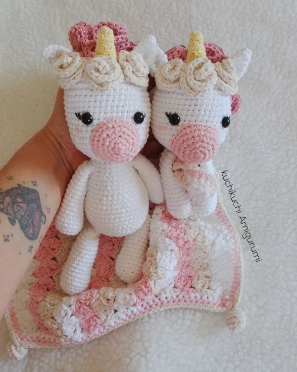 Producto - Patron Ellie unicornio + mantita