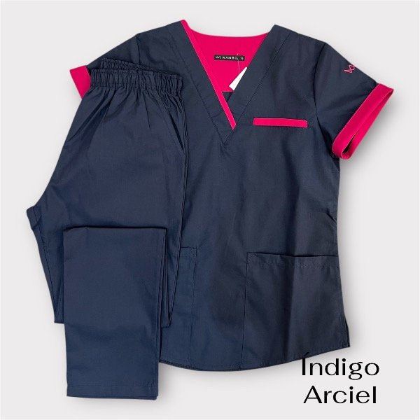 Producto - CHAQUETA INDI ARCIEL ( Azul det. fucsia )