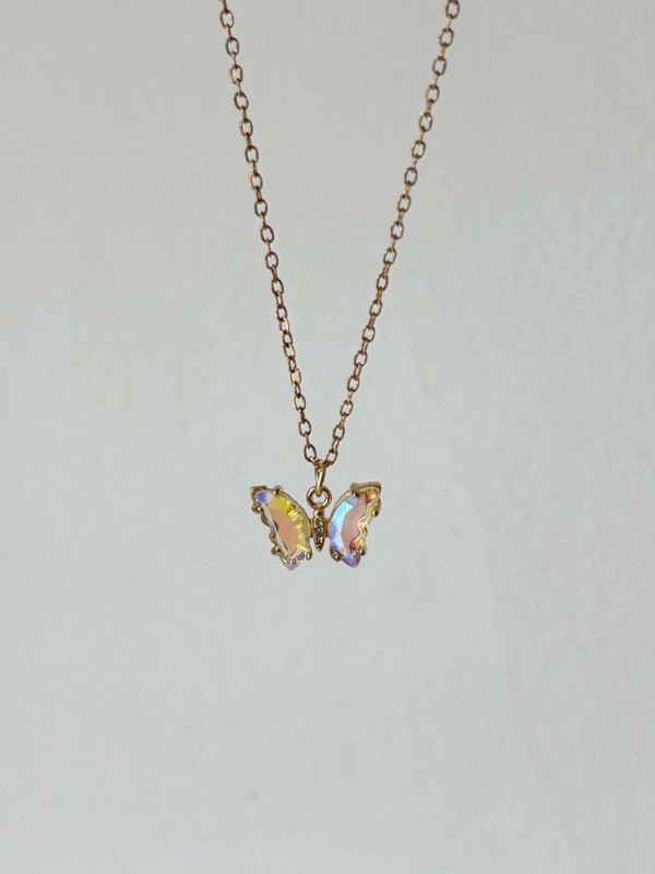 Producto - Collar mariposa tornasol